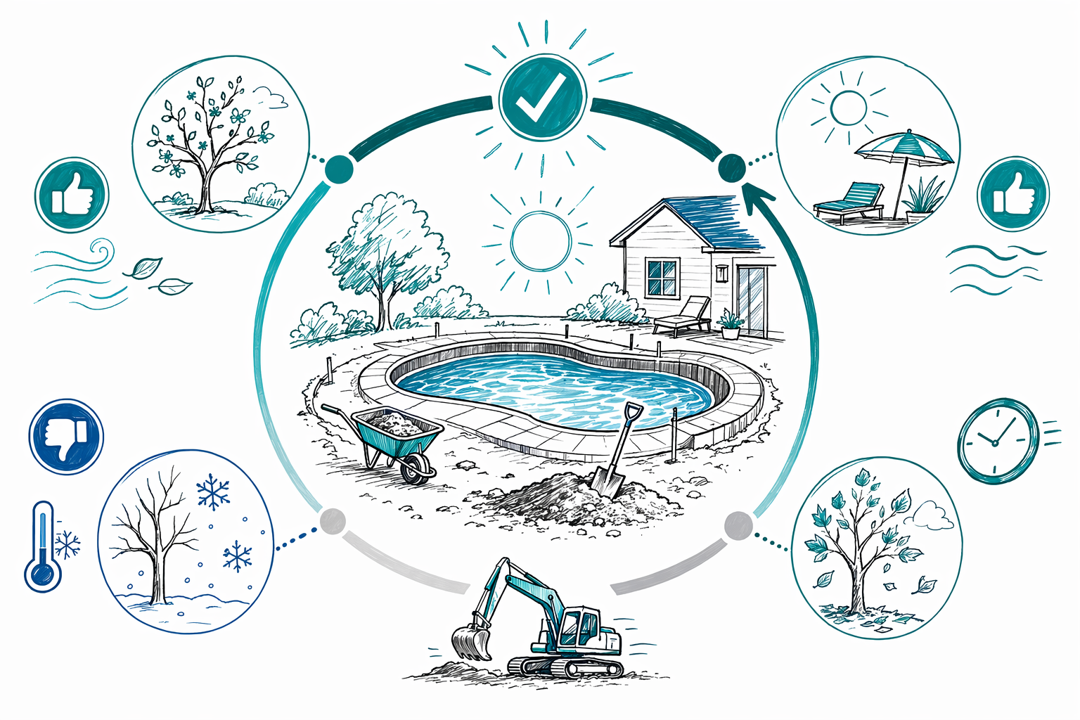 The Best Time of Year to Build a Pool