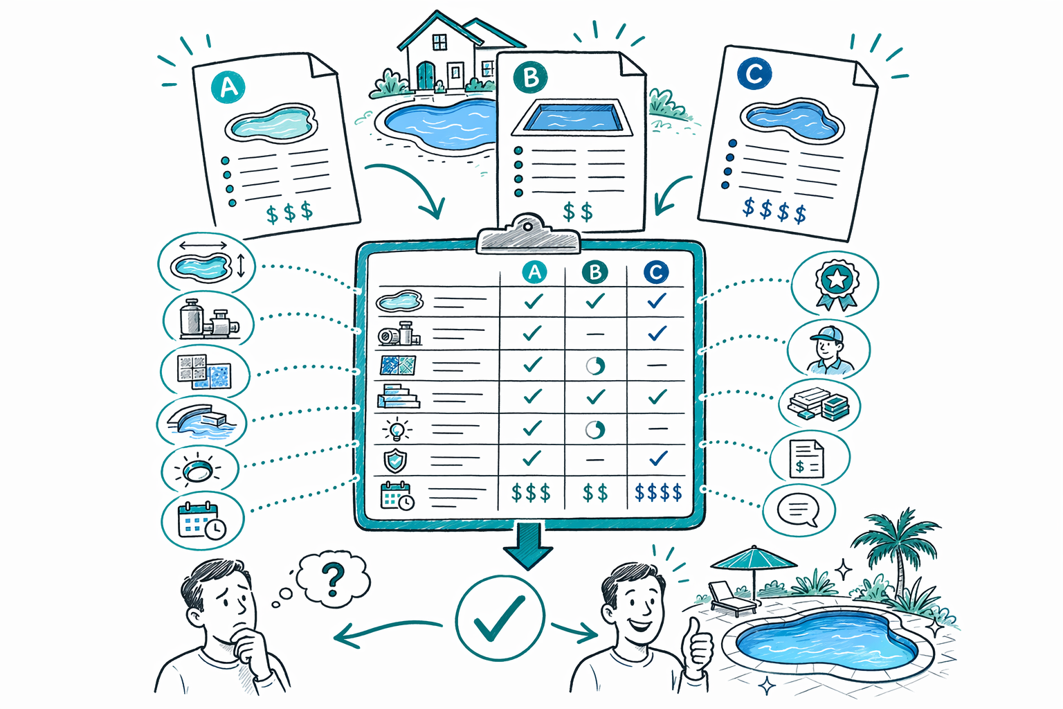 How to Read and Compare Pool Quotes