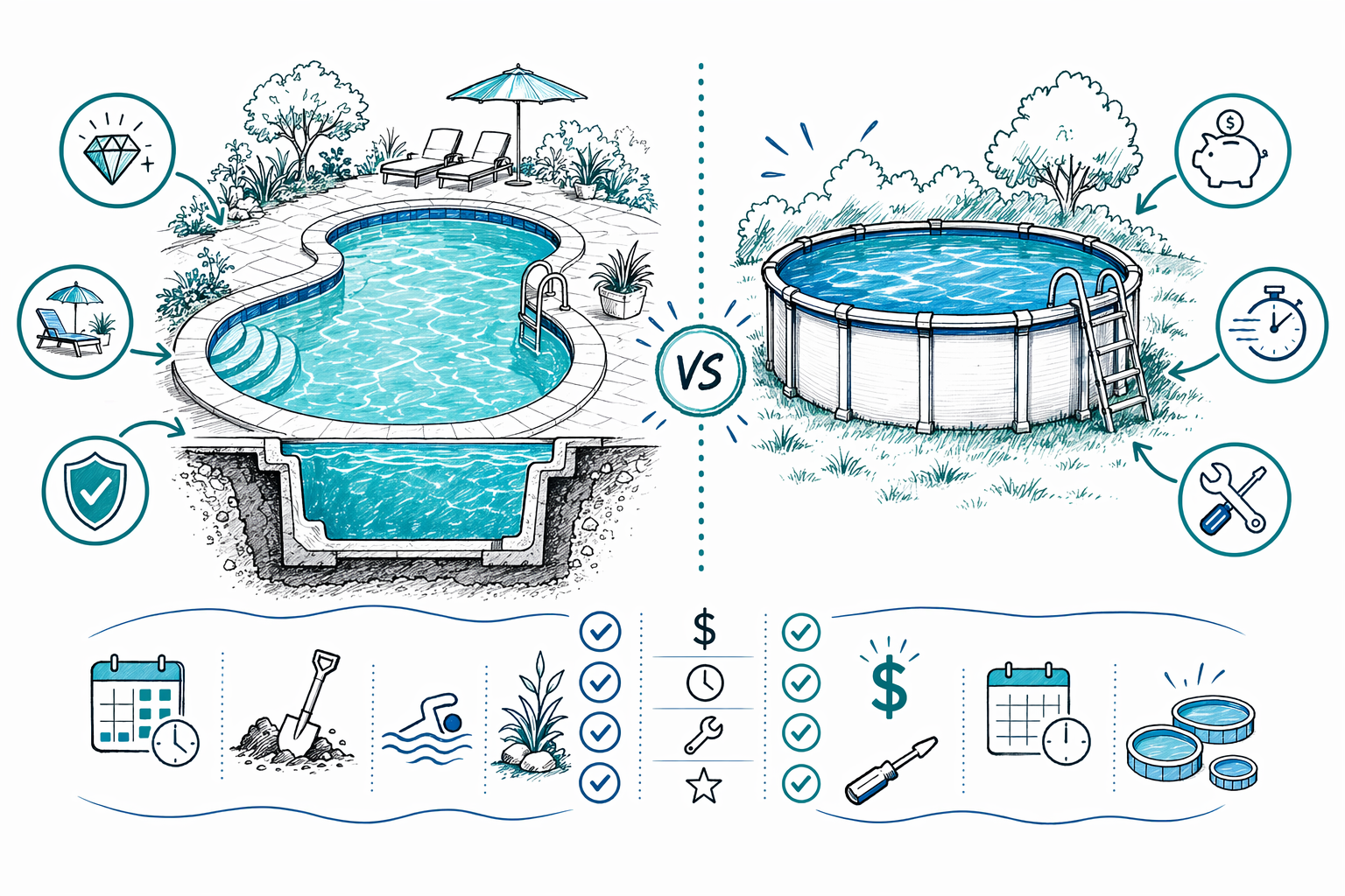 In-Ground vs Above-Ground Pool