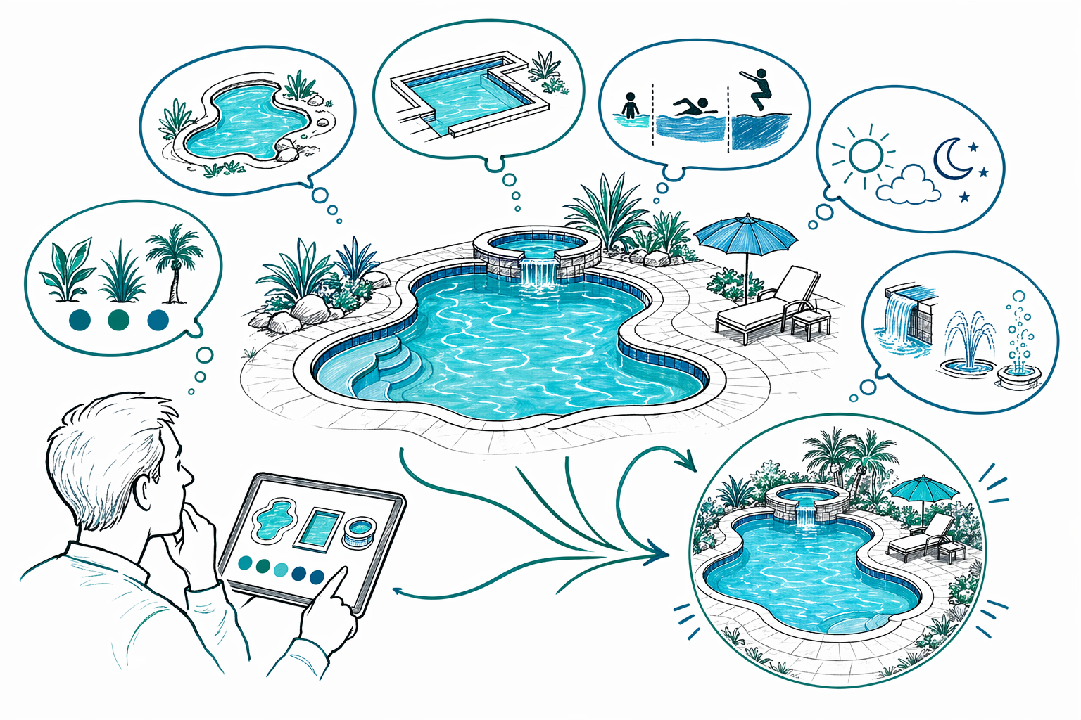 Planning a Pool in Your Own Language