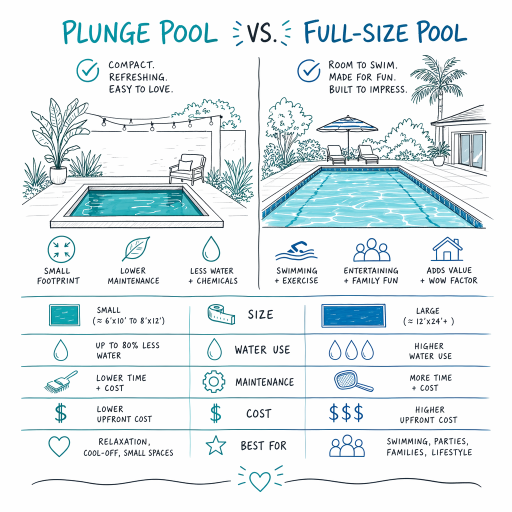 How daily use should decide the pool size