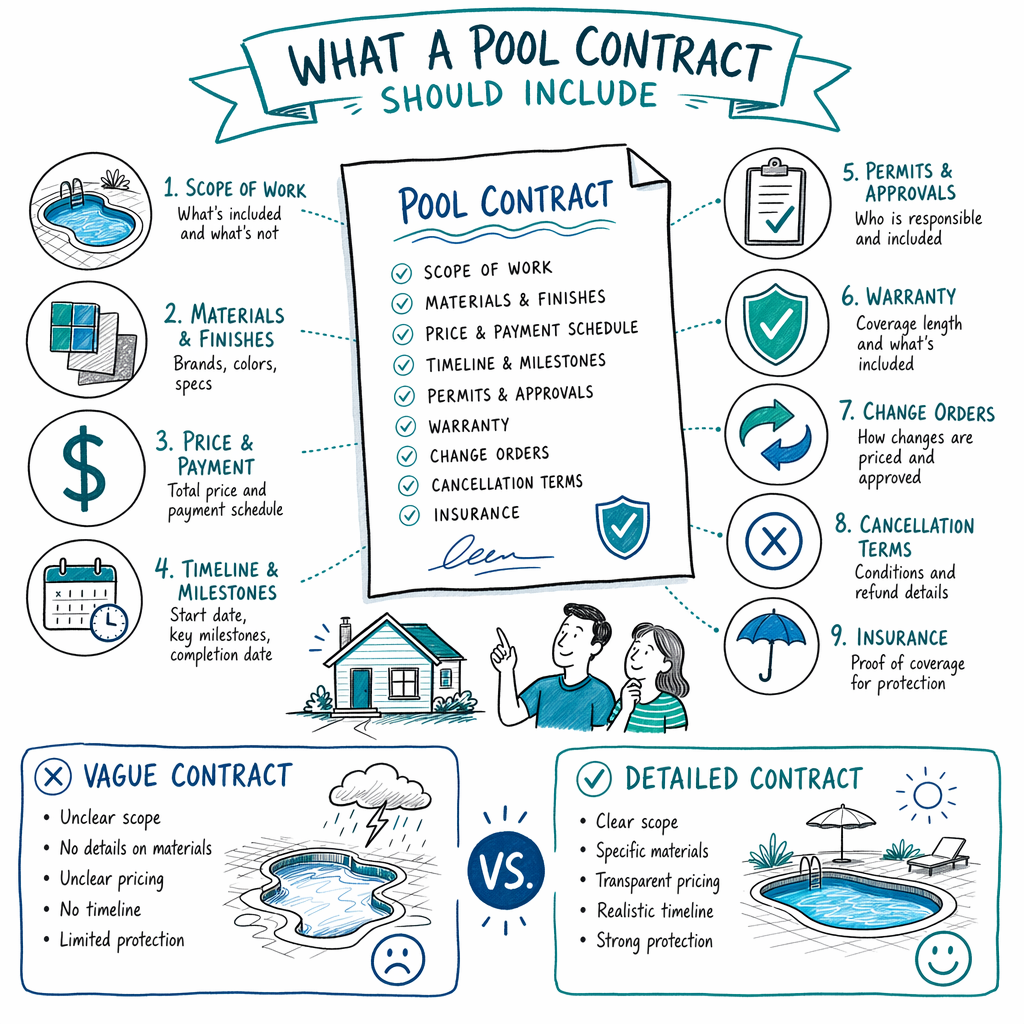 The key items every pool contract should spell out
