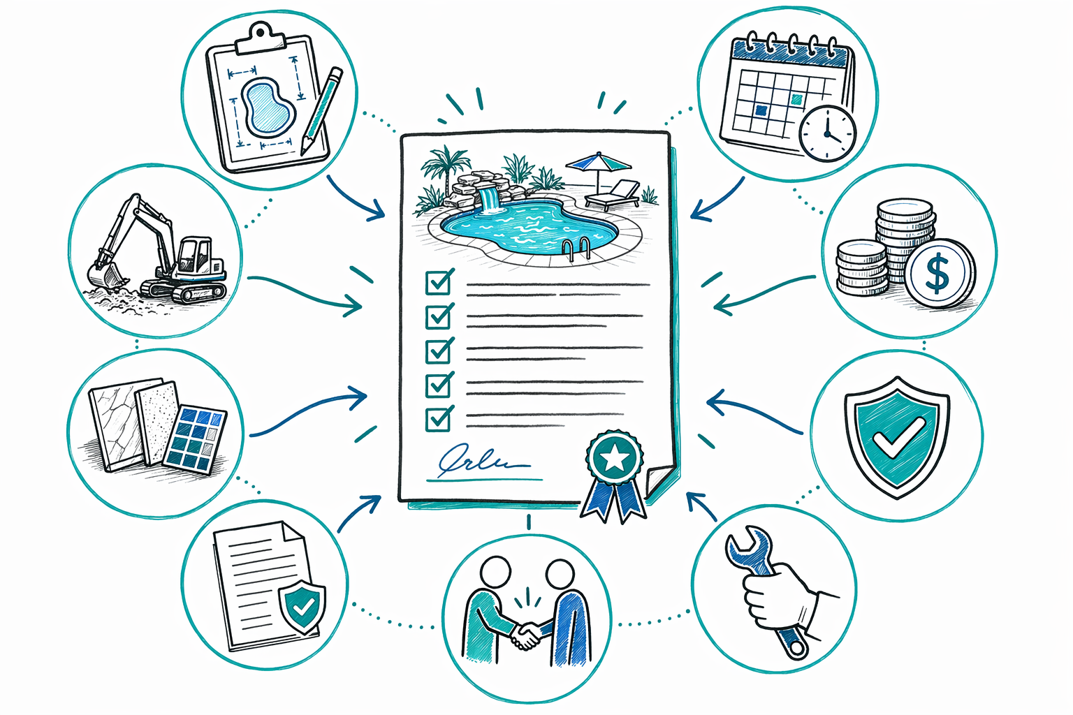 What a pool contract should include