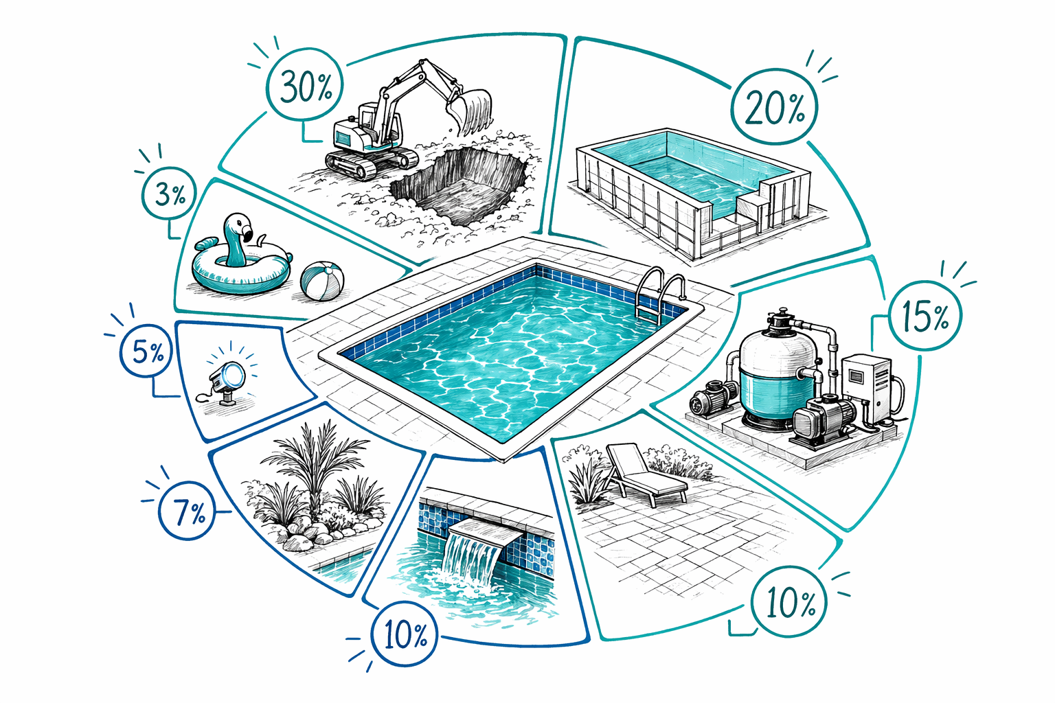 Where your pool budget actually goes