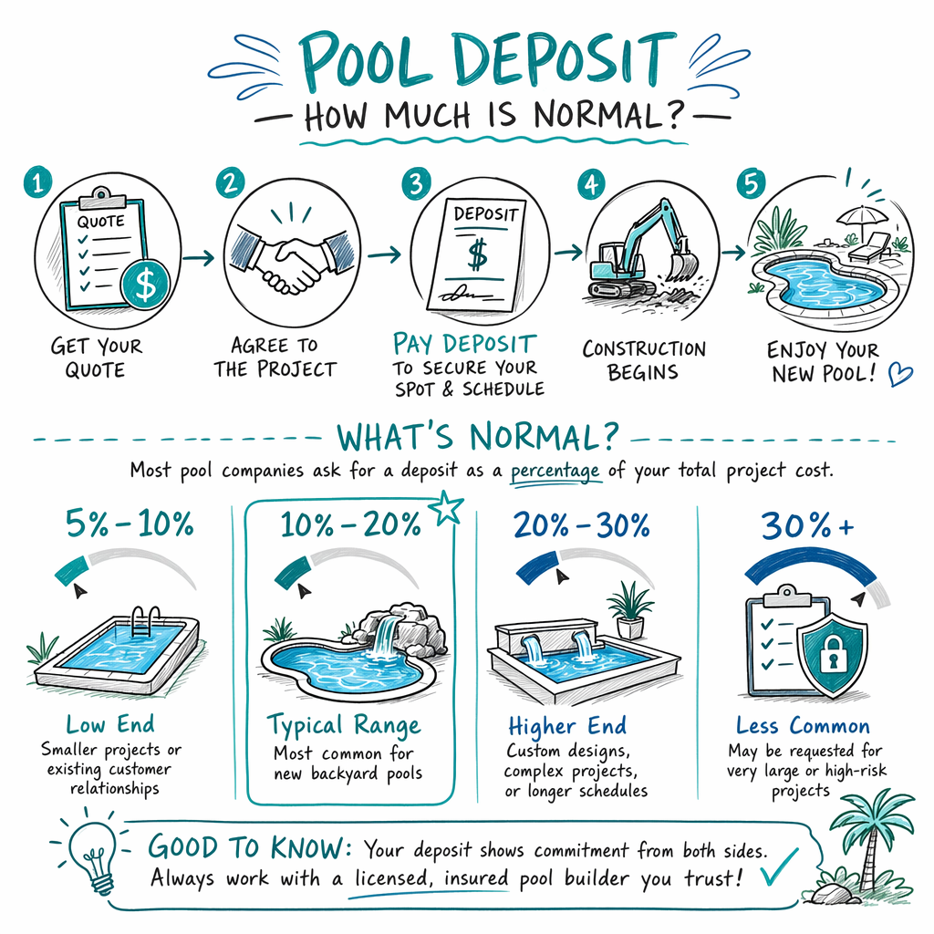 What a fair pool payment schedule usually looks like