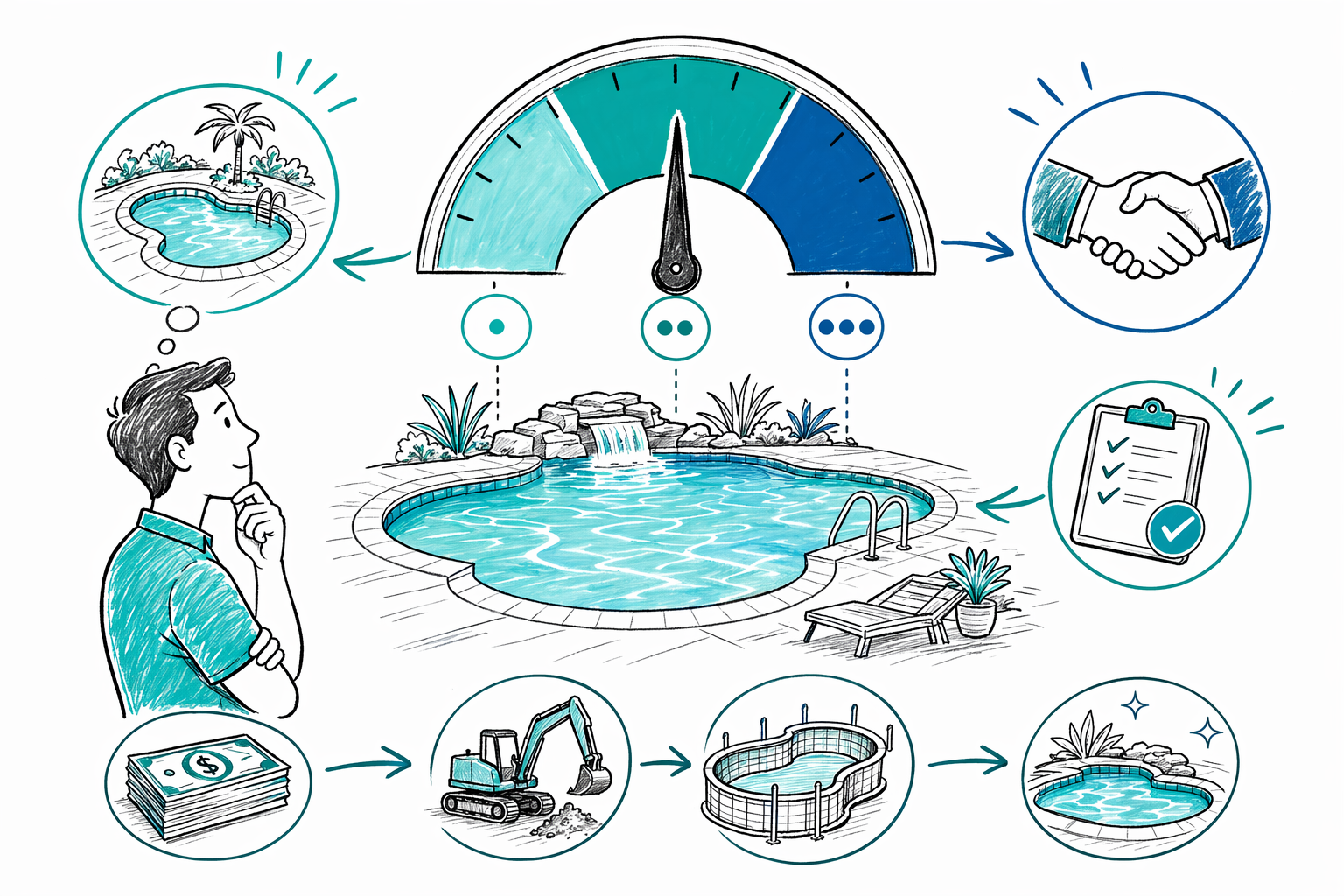 Pool Deposit — How Much Is Normal?