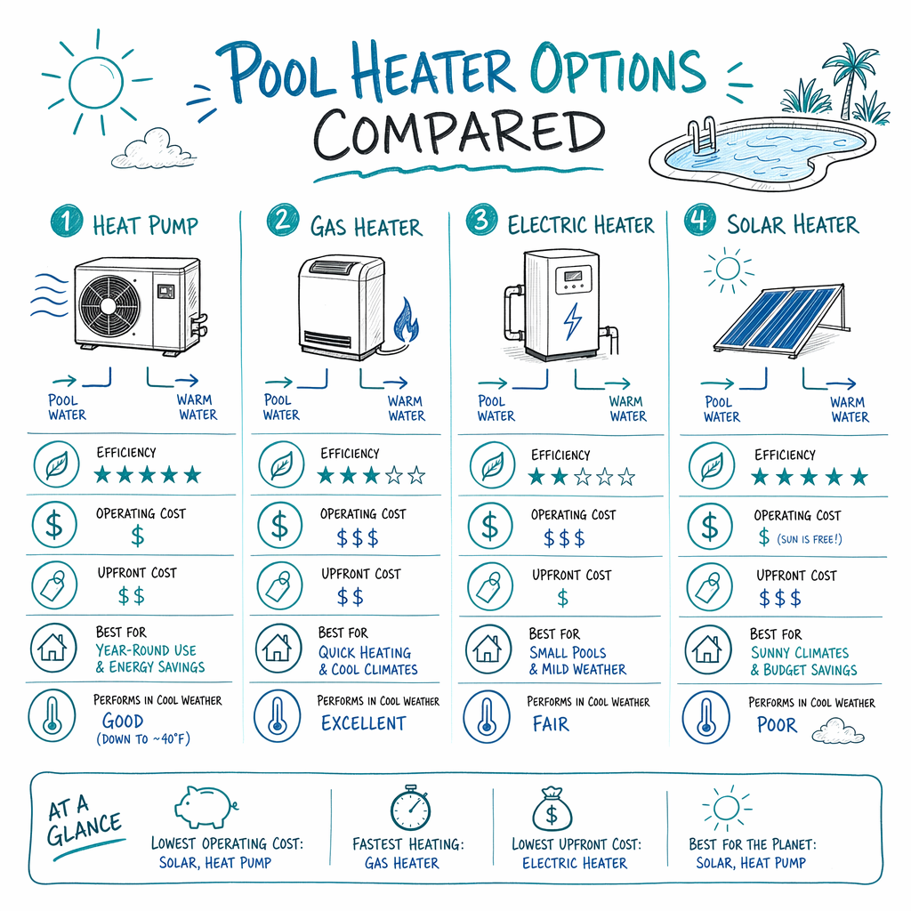 Gas pool heaters: fast heat, higher fuel bills