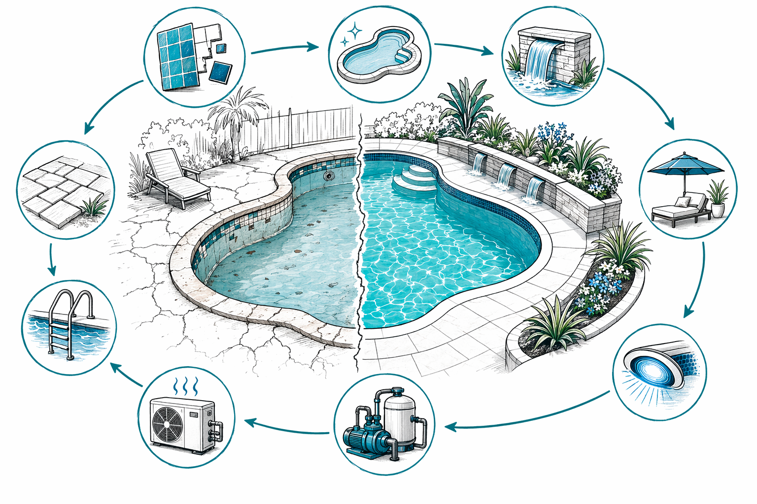 Pool renovation & remodeling
