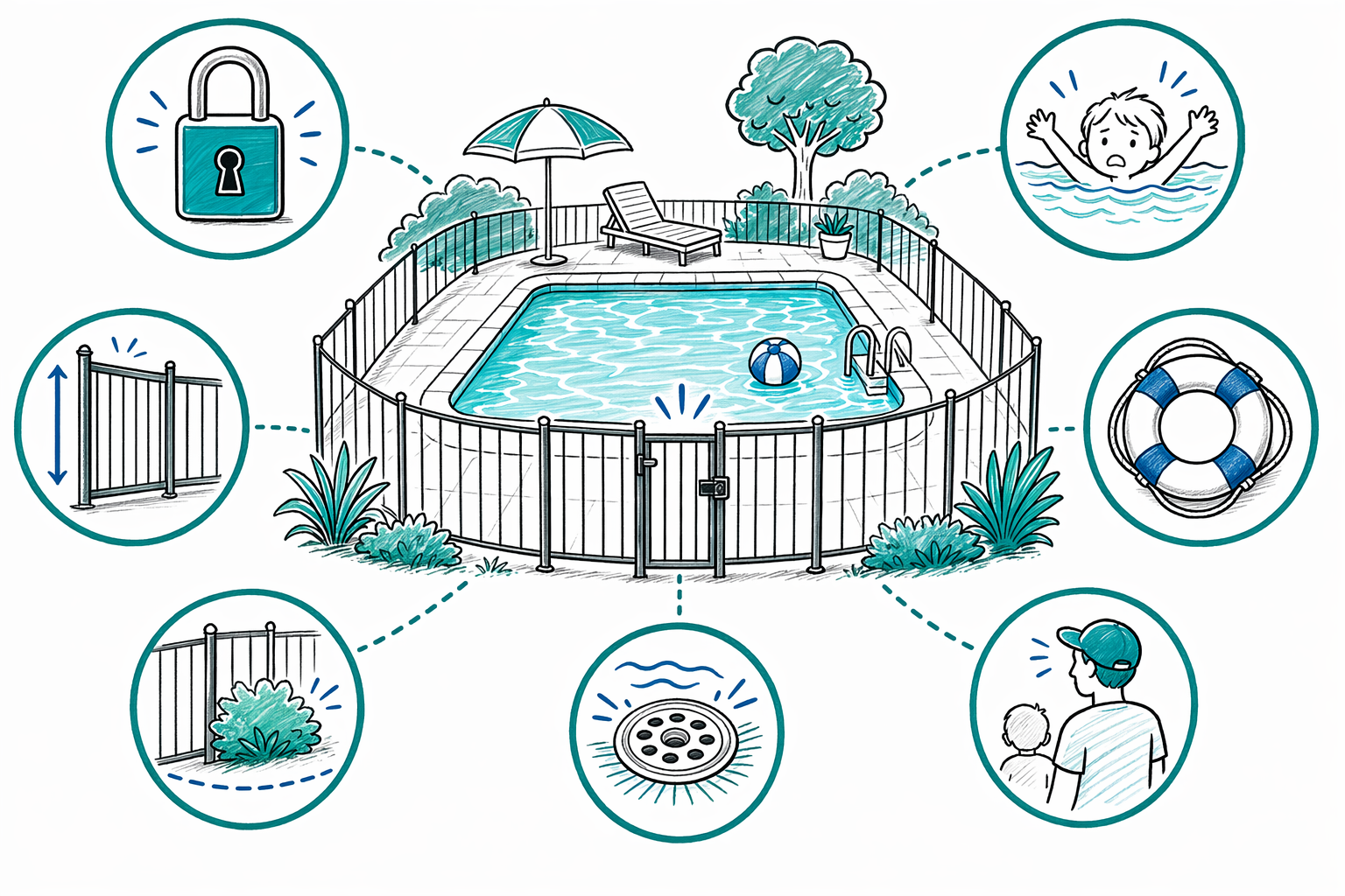 Pool safety, fencing & drowning prevention