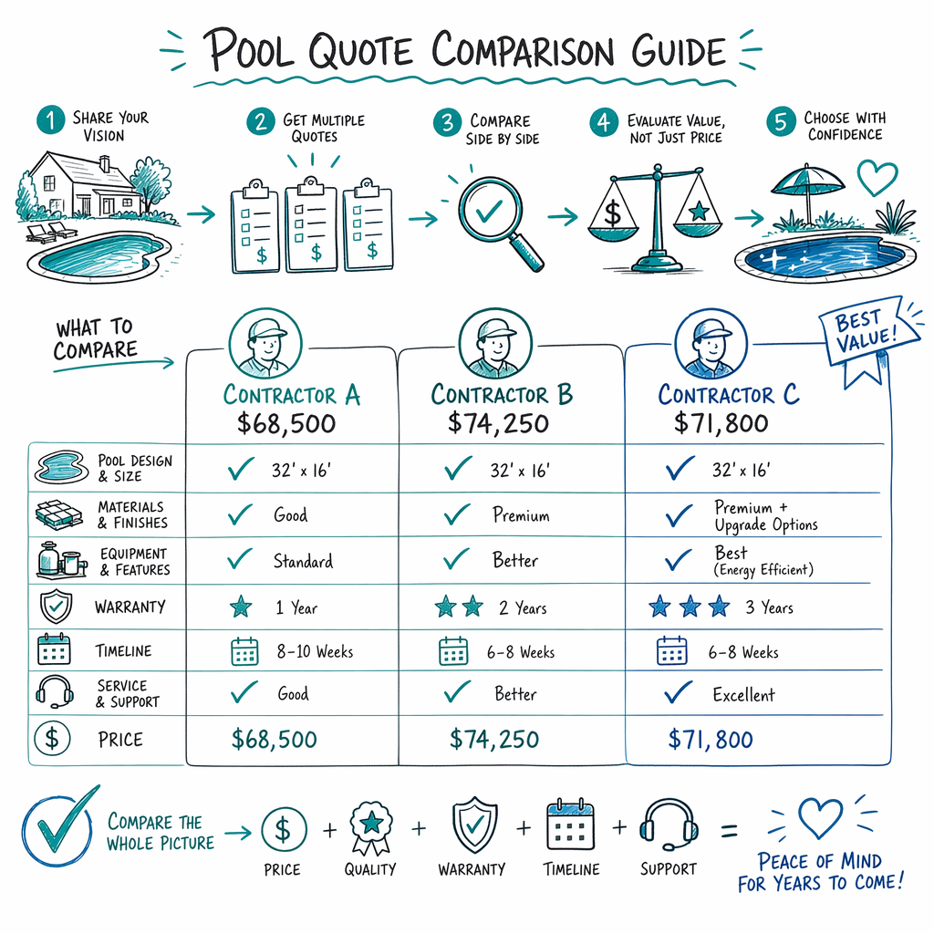 Why homeowners get confused by pool quotes